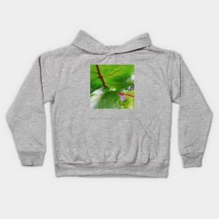 Red Beet Foliage Kids Hoodie